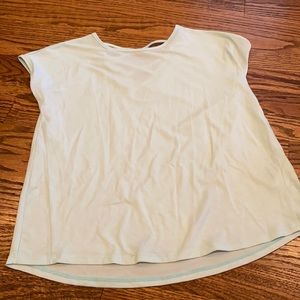 Pastel blue Athleta Girl t-shirt size 8/10